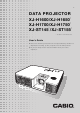 Casio XJ-H1600 User Manual