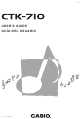Casio CTK-710 User Manual