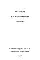 Casio PA-2400W Software Manual