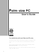 Casio Palm-size PC User Manual
