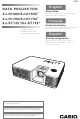 Casio XJ-H1600 Setup Manual