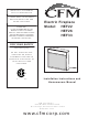 CFM HEF22 Installation Instructions And Homeowner's Manual
