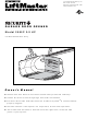 Chamberlain 2585C 3/4 HP Owner's Manual