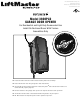CHAMBERLAIN LIFTMASTER ELITE SECURITY+ 3800PLD INSTALLATION MANUAL Pdf