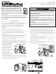 Chamberlain LiftMaster Professional 98LM Owner's Instructions