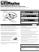 Chamberlain LiftMaster Professional 995LM Instruction Manual