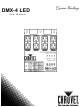 Chauvet DMX-4 LED User Manual
