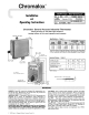 Chromalox 3001E Installation And Operating Instructions