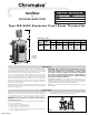 Chromalox WR-80EP Installation And Operation Instructions