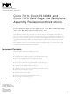 Cisco Router Cisco 7513 Replacement Instructions Manual