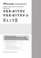 Pioneer Elite VSX-81TXV-S Operating Instructions Manual
