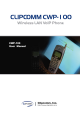 Clipcomm CWP-100 User Manual