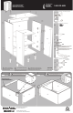 Closet Maid 2 Door Multi-purpose Cabinet UC2DR Assembling Instructions