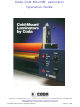 Coda Laminator Cold-Mount Laminator Operation Manual