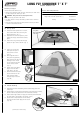 Coleman LONG FLY SUNDOME 2000001106 Installation Instructions