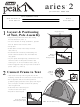 Coleman Peak 1 9805-230 Instruction Manual