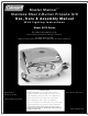 Coleman 9972 Series Assembly Manual