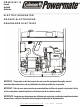 Coleman Powermate PM0525302.18 Instructions Manual