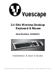 Vuescape 61000101 Installation And User Manual