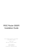 Compatible Systems RISC Router 3500R Installation Manual