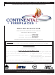 Continental Fireplaces BCDV42N Installation And Operation Instructions Manual