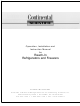 Continental Scientific Refrigerators and Freezers Instruction Manual