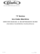 Cornelius CR1200 Service Maintenance Manual