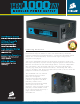 Corsair CMPSU-1000HXAU Brochure & Specs