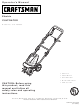 Craftsman 316.2926 Operator's Manual
