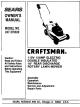 Craftsman 247.370320 Owner's Manual