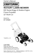 Craftsman 37623 Owner's Manual
