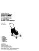 Craftsman 388 Owner's Manual