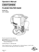 Craftsman 315.175320 Operator's Manual