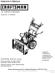 Craftsman 247.88355 Operator's Manual