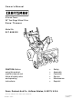 Craftsman 247.88853 Owner's Manual