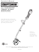 Craftsman 316.7454 Operator's Manual