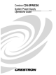 Crestron C2N-SPWS300 Operation Manual