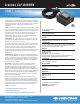 Crestron infiNET Lamp Dimmer CLF-DIMRFB Specification Sheet