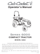 Cub Cadet 6284 Operator's Manual