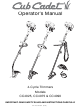 Cub Cadet CC4025 Operator's Manual