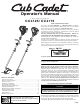 Cub Cadet Cub Cadet CC4125 Operator's Manual