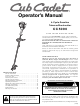 Cub Cadet CC5090 Operator's Manual