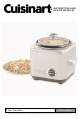 Cuisinart CRC-400C Instruction And Recipe Booklet