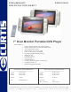 Curtis DVD8723UK Preliminary Specification Sheet
