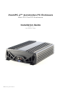 Curtis Computer Automotive PC Enclosure VoomPC-2 Installation Manual