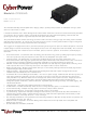 CyberPower 649532005024 Specification Sheet
