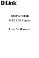 D-Link DMP-CD100 User Manual