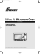 Daewoo EW6F6W Instruction Manual & Cooking Manual