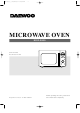 Daewoo KOR-3000 Operating Instructions Manual