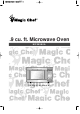 Daewoo Magic Chef MCM980A Manual